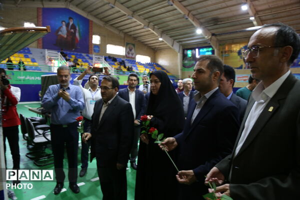 آیین افتتاحیه مسابقات ورزشی دانش‌آموزان پسر منطقه یک کشور در اردبیل