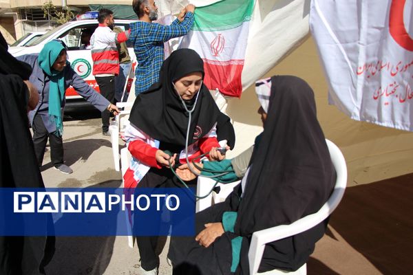 شکوه حضور مردم شهرستان سامان در راهپیمایی یوم‌الله ۱۳ آبان