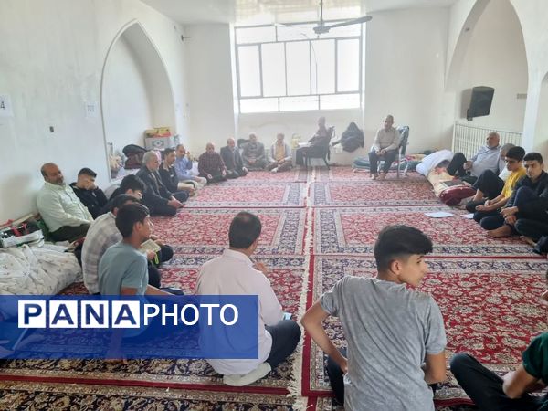 حلقه‌های صالحین اعتکاف در شهرستان خلیل‌آباد 