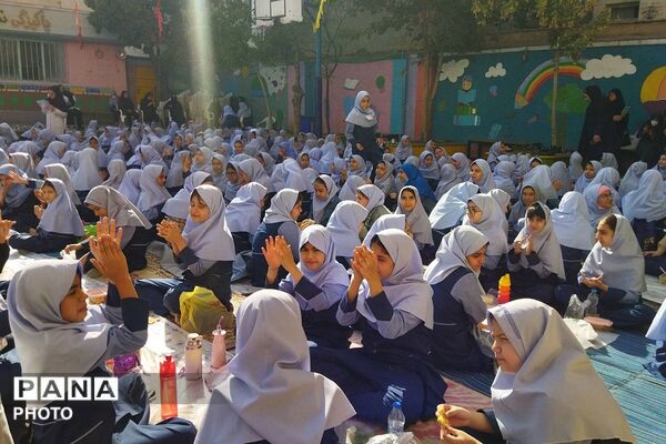 استقبال دانش آموزان دبستان شهید مجید مجیدی از طرح «صبحانه سلامت»