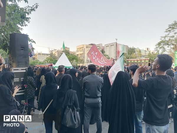 عزاداری عاشورای حسینی در بلوار هاشمیه مشهد