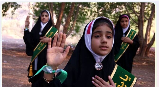 الگوی درس و شجاعت در آسمان مدرسه شجره طیبه