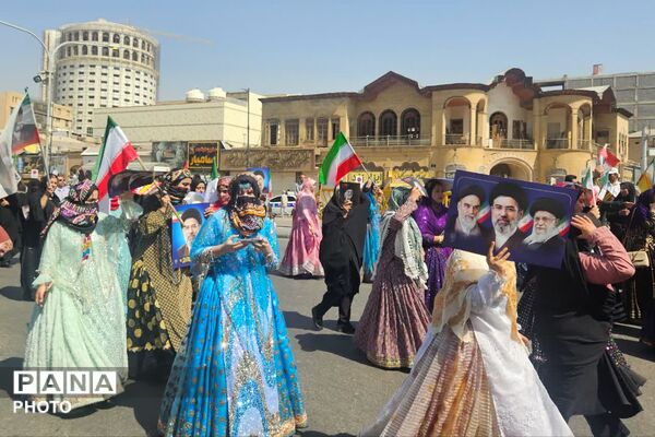 راهپیمایی جان‌فدایان ایران در شیراز - 2