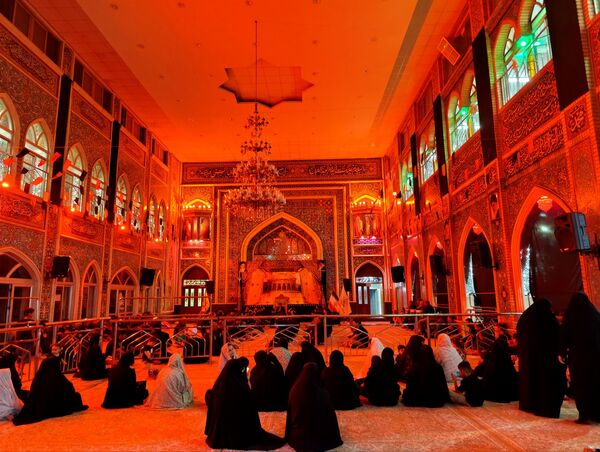 برگزاری مراسم عزاداری شب عاشورا در تکیه ابوالفضلی نیشابور 