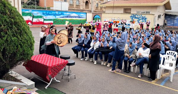 طلوع فرهنگ مازندران در مدرسه شهید بهداشت 