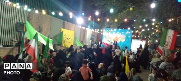 جشن عید غدیر در فلکه حافظ 