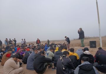 بازدید دانش آموزان شهرری از مناطق عملیاتی جنوب در اردوی راهیان نور 