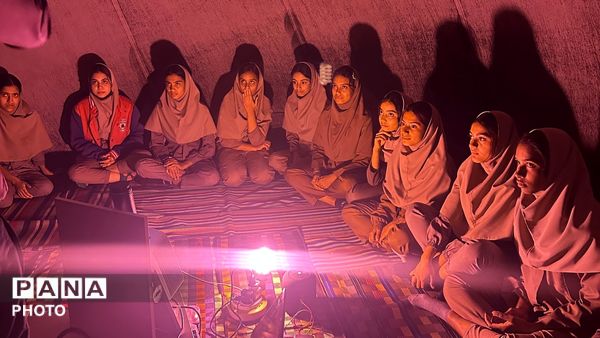 برگزاری اردوی علمی نجوم در دبیرستان پروین اعتصامی حاجی آباد