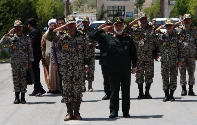 بازدید امیر صباحی‌فرد و سردار حاجی‌زاده از گروه پدافند هوایی خنداب