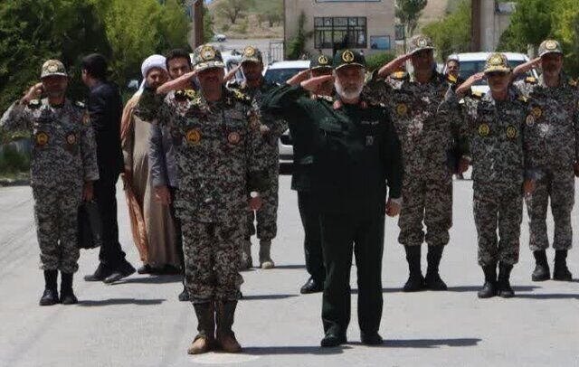 بازدید امیر صباحی‌فرد و سردار حاجی‌زاده از گروه پدافند هوایی خنداب