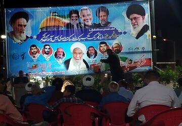 مراسم سالگرد شهادت آیت‌الله رئیسی و دیگر شهدای خدمت در شهرستان‌ زارچ