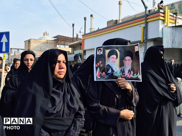 عنبرآباد در سوگ شهادت مقام معظم رهبری