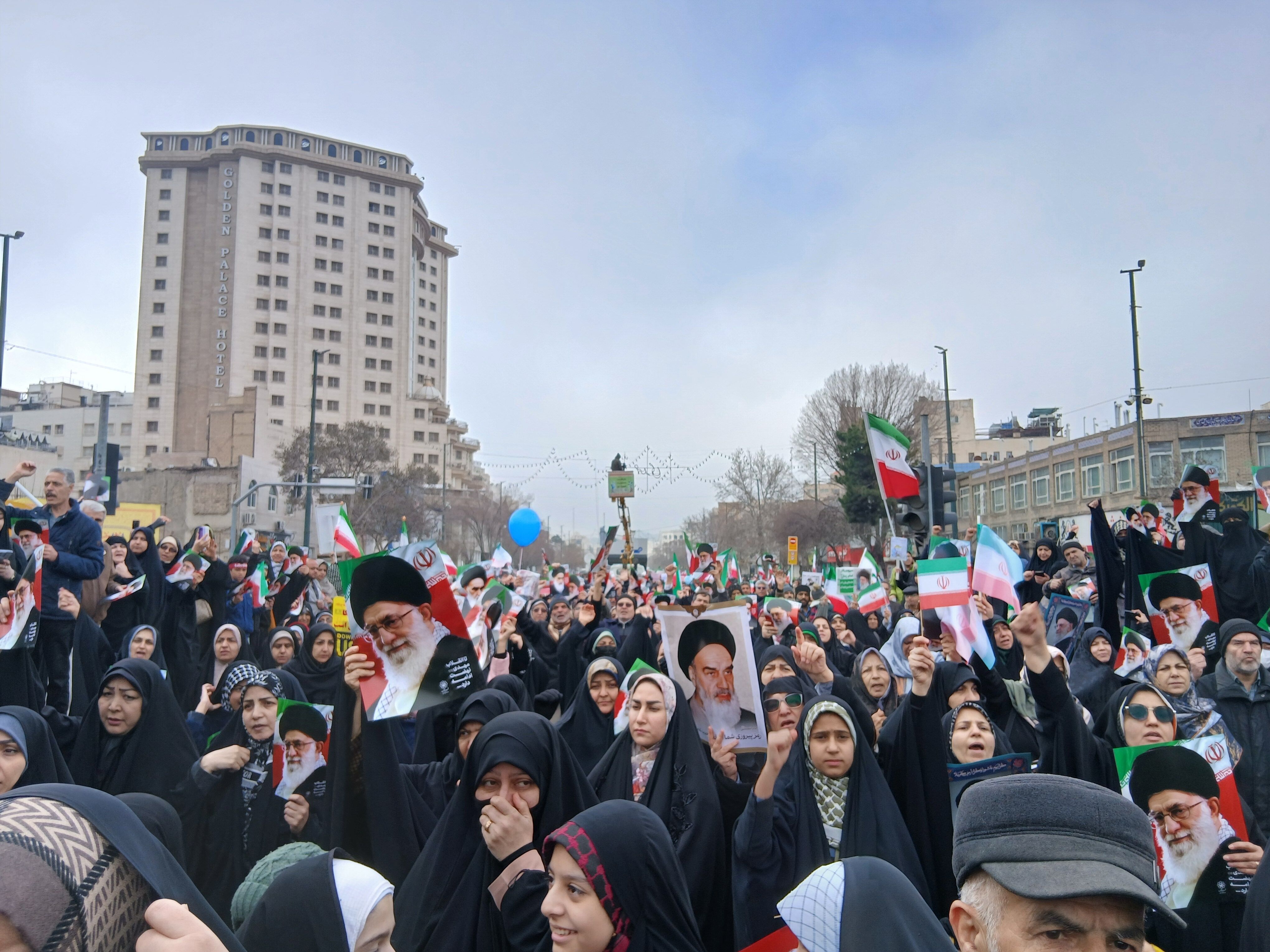راهپیمایی با شکوه چهل و هفتمین سالگرد پیروزی انقلاب اسلامی در مشهد مقدس 