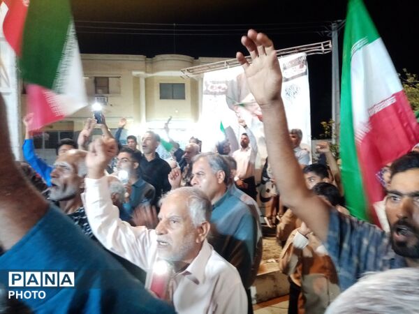 مردم فین هرمزگان با آرمان‌های انقلاب اسلامی