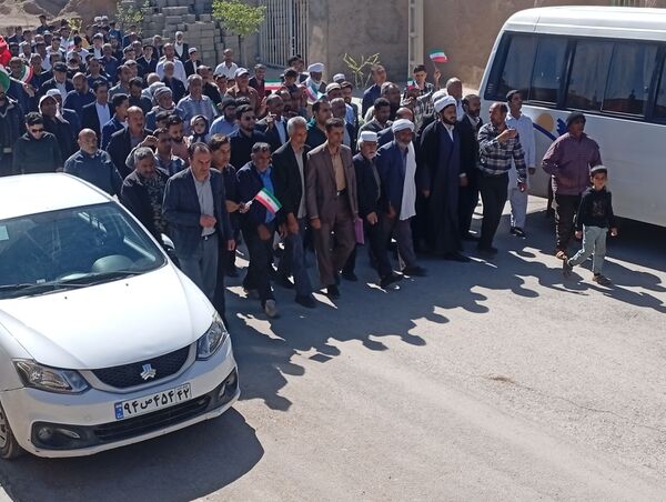 حضور مردم روستای براباد در راهپیمایی روز جهانی قدس