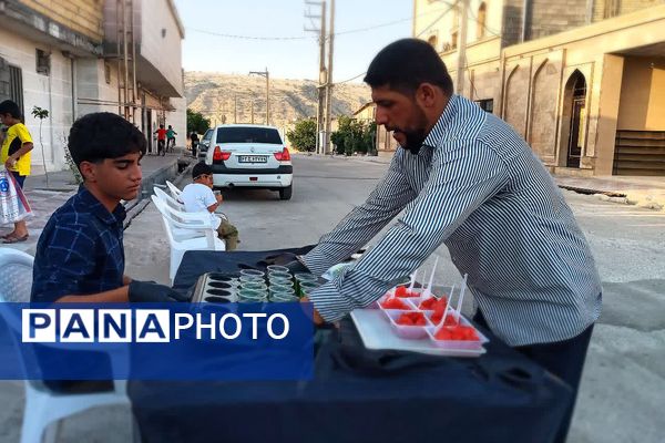 ایستگاه صلواتی به‌مناسب سالگرد شهدای خدمت در شهرستان باشت