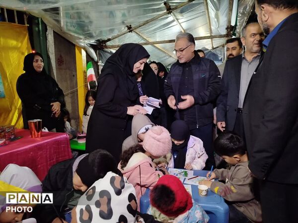 زنگ بیعت دانش‌آموزان علی آباد کتول