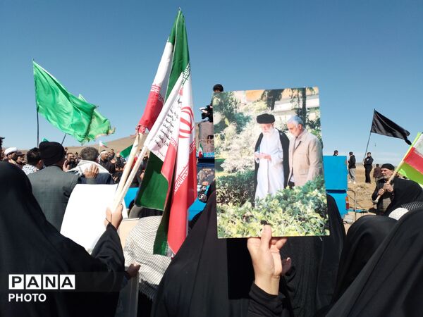 مراسم بزرگداشت شهید امت، شهید امام خامنه ای(ره) در ملایر 