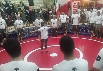 شور و شوق پهلوانی؛نمایش ورزش‌های پهلوانی به مناسبت اعیاد شعبانیه در ملارد