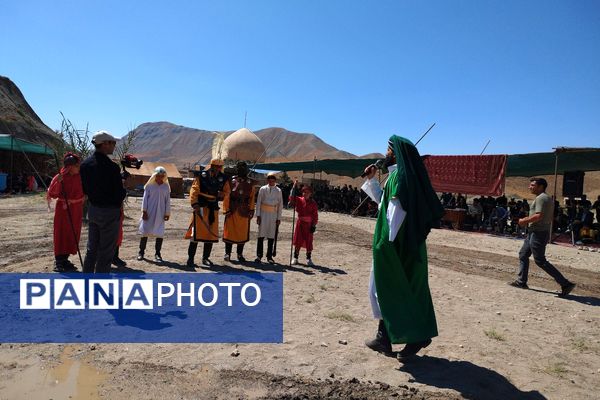 مراسم روز اربعین حسینی و تعزیه‌خوانی در شهر بار 