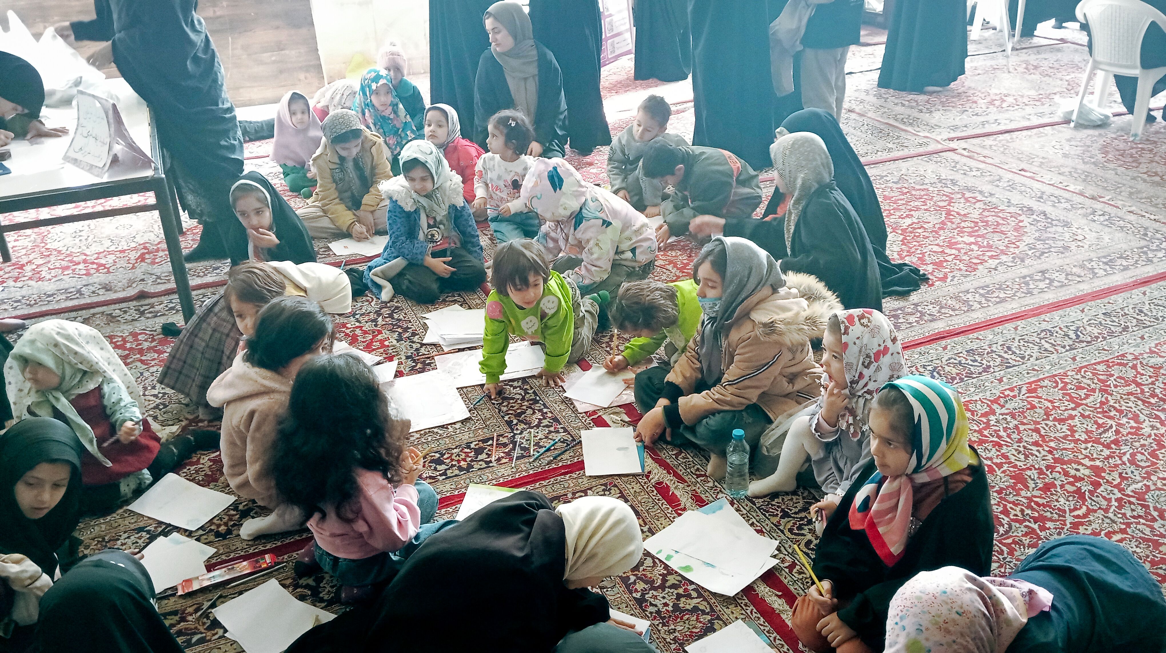 برپایی غرفه کودک در نمازجمعه شهرستان کاشمر 