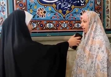 جمع معنوی دختران دانش‌آموز در اعتکاف «صاحبنا»