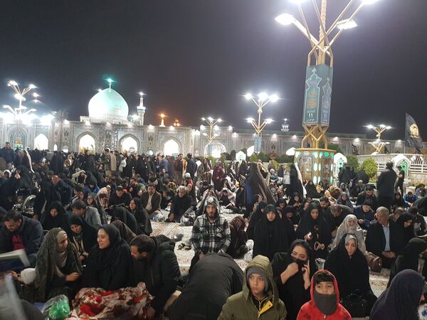 مراسم شب احیای بیست و سوم درحرم مطهر رضوی