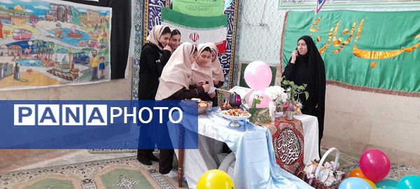 سفره مهدویت مدرسه شهدای اقتدار ناحیه 2 کرج