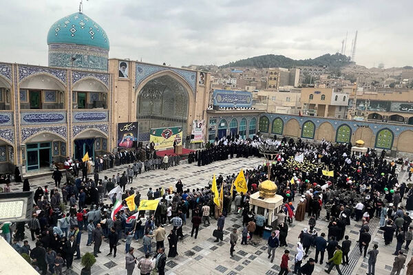 راهپیمایی استکبارستیزی شهرستان پیشوا در روز دانش‌آموز