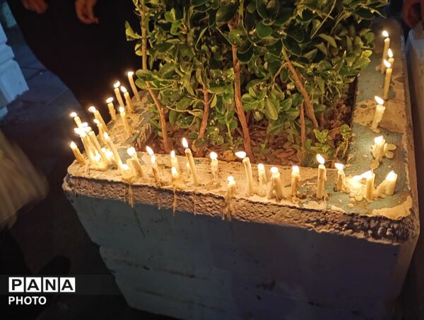 مراسم شام غریبان حضرت اباعبدالله الحسین (ع)در جوار حرم مطهر رضوی
