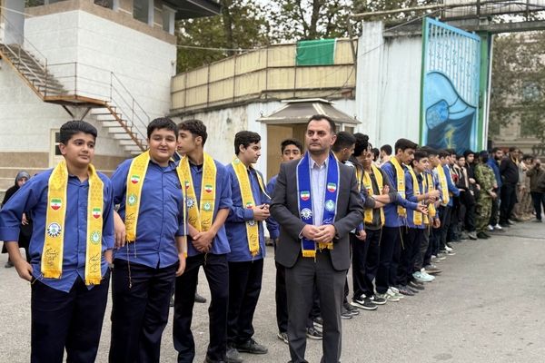  مراسم تشییع ۱۰ شهید گمنام در آمل