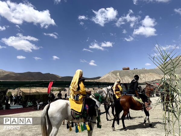 مراسم نمادین تعزیه خوانی اباعبدالله الحسین در شهر بار