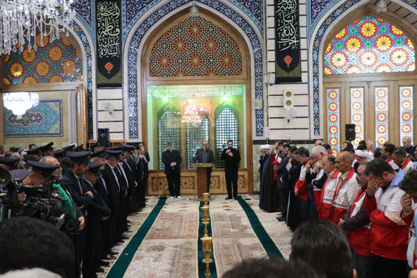 آیین سیاهپوشان حرم مطهر حضرت فاطمه معصومه(س)