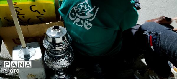 موکبی برای واکس زدن کفش های دلدادگان‌ خاک وطن 