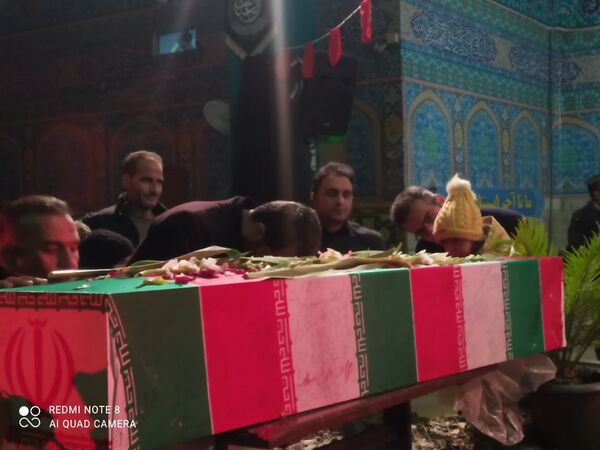 تشییع پیکر مطهر شهدای گمنام در سرار شهرستان برخوار