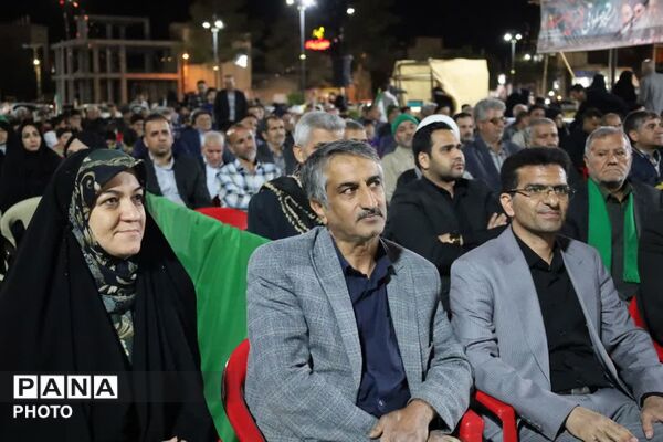 حضور صادق حسین زاده ملکی، معاون پرورشی و فرهنگی وزارت آموزش و پرورش در تجمع فرهنگیان زارچ