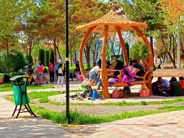 روز سیزده بدر در کاشمر 
