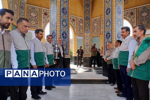 مراسم سالروز شهادت شهید بهشتی و ۷۲ یار انقلاب و چهلمین روز از شهادت رییس‌جمهور و شهدای خدمت در ورامین