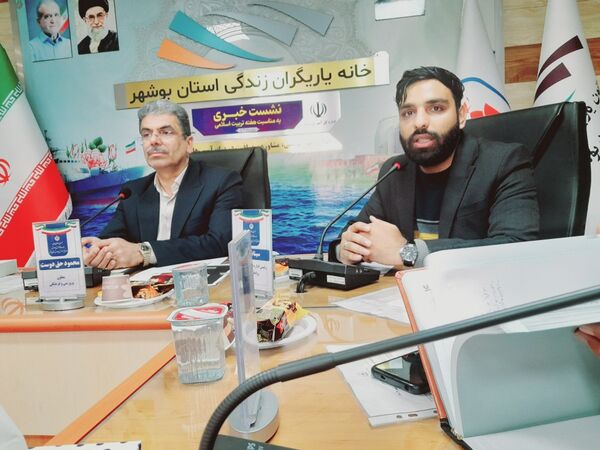 نشست خبری معاون پرورشی و فرهنگی آموزش و پرورش استان بوشهر 