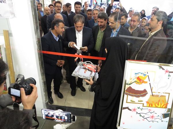 افتتاحیه نمایشگاه استانی به‌مناسبت هفته مشاغل در شهرستان بجنورد 