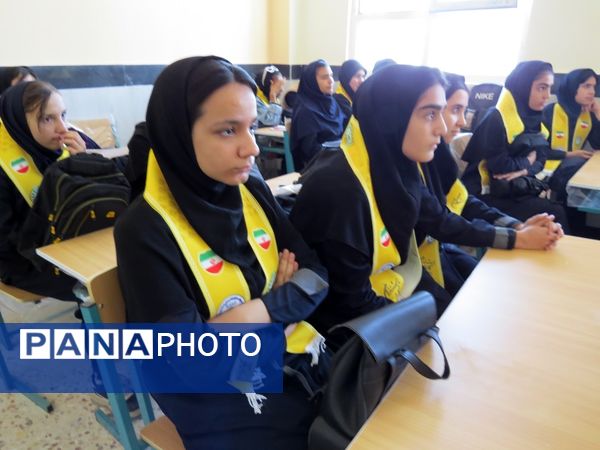 اردوی تمشک دختران بجنورد در اردوگاه شهید چمران 