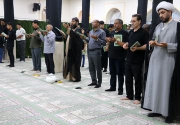 احیای شب بیست‌ویکم ماه رمضان در بندرخمیر