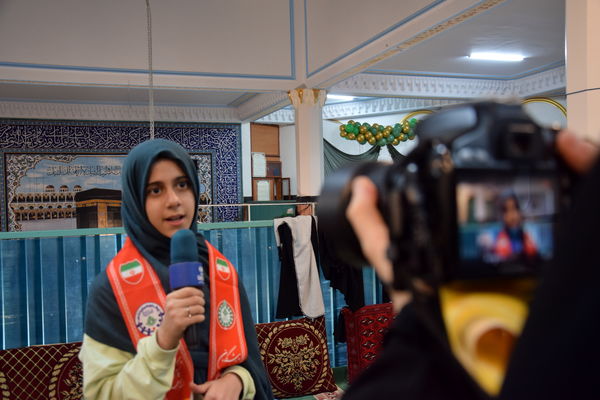 حضور دانش‌آموزان ناحیه یک کرج در نخستین روز اعتکاف دانش‌آموزی