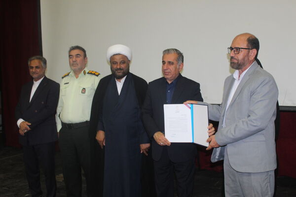 مراسم تودیع و معارفه فرماندار شهرستان فراشبند
