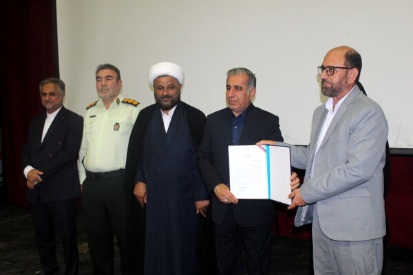 مراسم تودیع و معارفه فرماندار شهرستان فراشبند