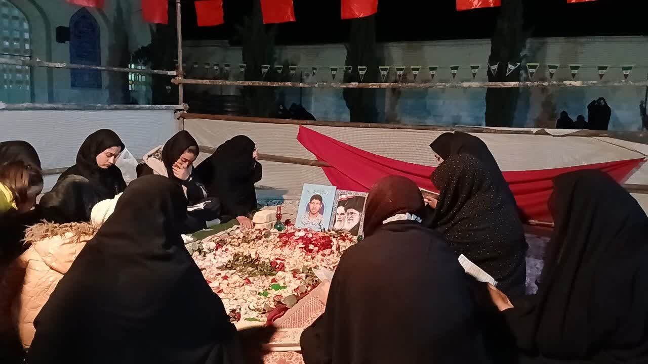 مراسم یاد بود شهید وطن عبدالرضا ابولی پناه