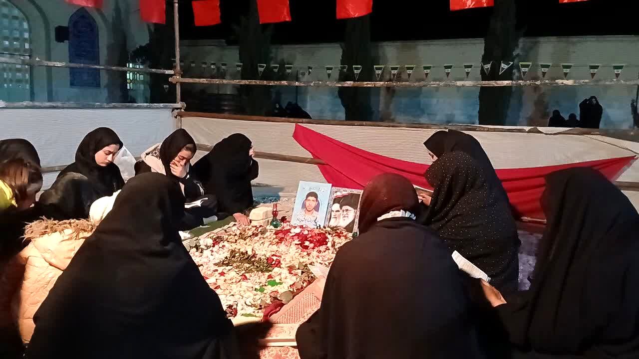 مراسم یاد بود شهید وطن عبدالرضا ابولی پناه