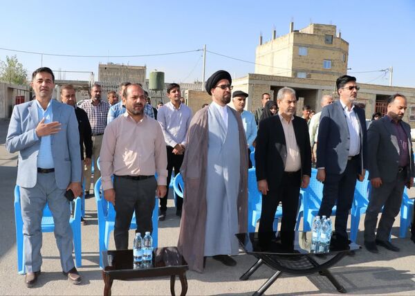 آیین افتتاح زمین چمن مصنوعی ورزشگاه مهر آموزش و پرورش فلاورجان