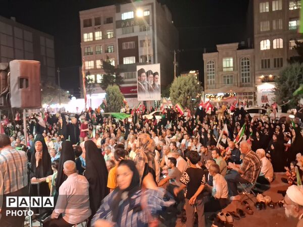 طنین ندای «اللهم عجل لولیک الفرج» در بلوار فضل نیشابور