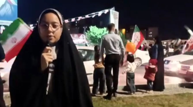 رژه موشکی در میدان امام حسین یزد
